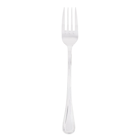 Flatware Elegance 7"  Silver Stainless Steel Dessert Fork 18/10 (Set of 12)