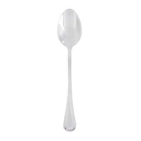 Flatware Elegance 7"  Silver Stainless Steel Dessert/Soup Spoon 18/10 (Set of 12)