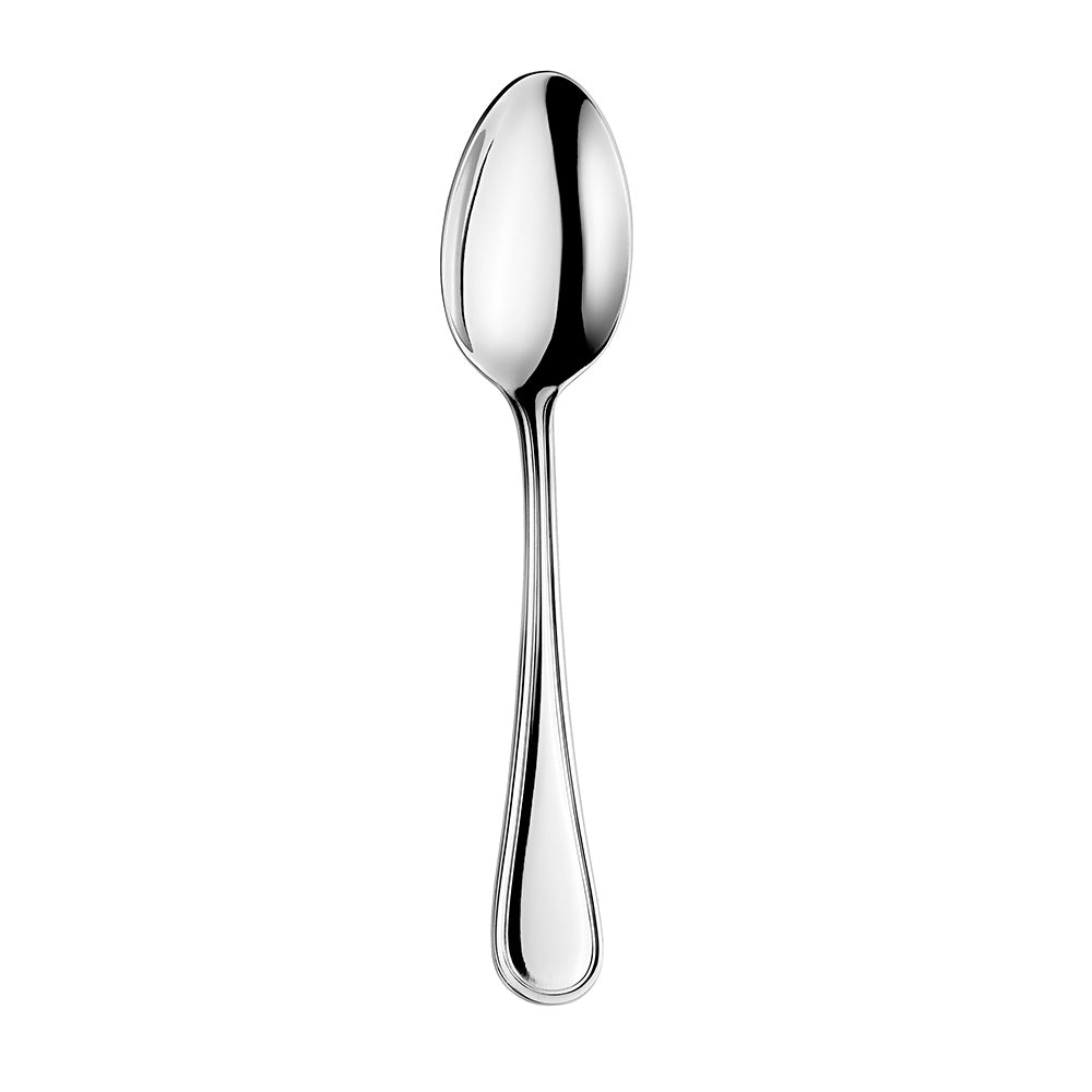 Flatware Opera 7.25"  Silver Stainless Steel Dessert/Soup Spoon 18/0 (Set of 12)