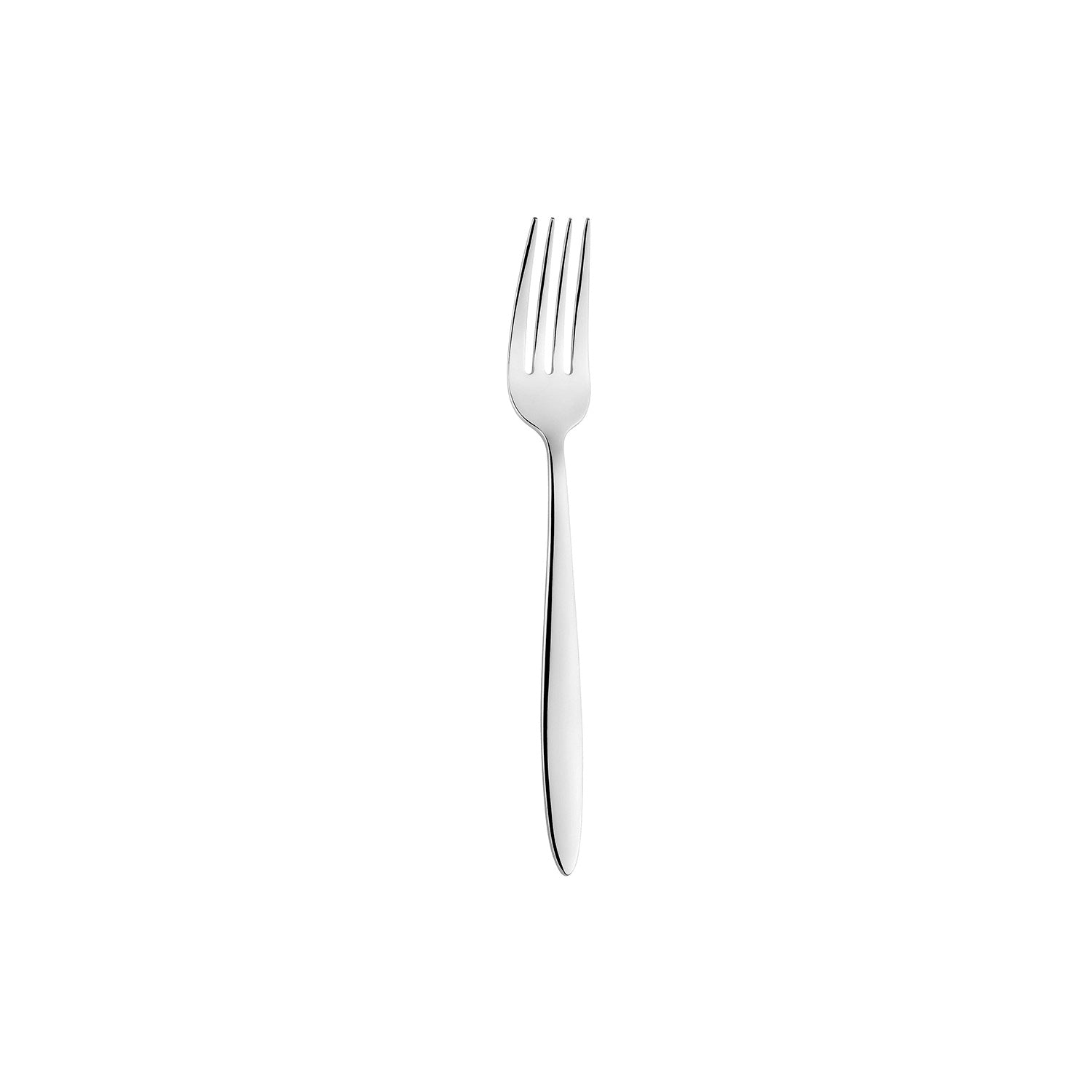 Flatware Sonate 7"  Silver Stainless Steel Dessert Fork 18/10 (Set of 12)