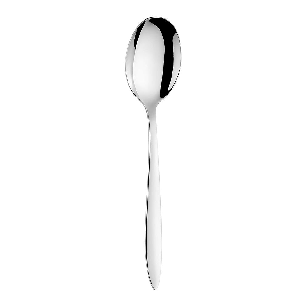 Flatware Sonate 7"  Silver Stainless Steel Dessert/Soup Spoon 18/10 (Set of 12)