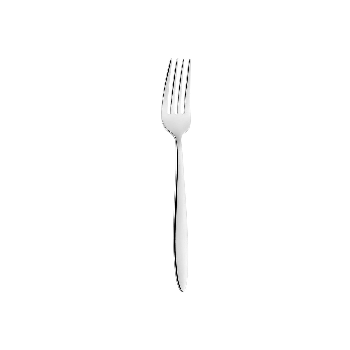 Flatware Sonate 7.75"  Silver Stainless Steel Dinner Fork 18/10 (Set of 12)