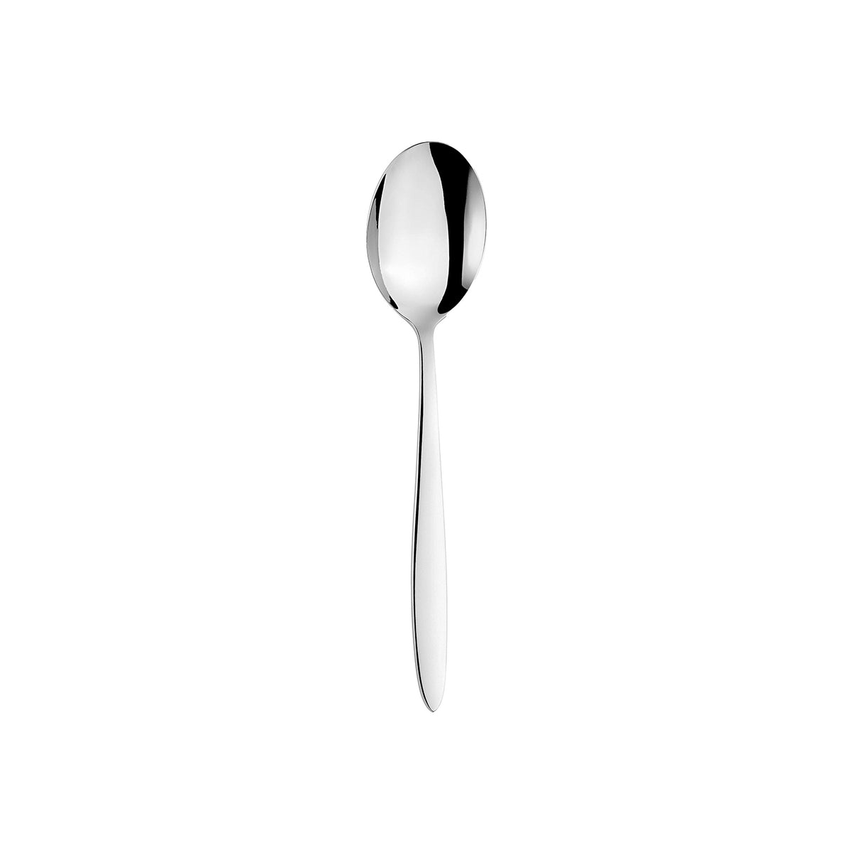 Flatware Sonate 7.75"  Silver Stainless Steel Serving Spoon 18/10 (Set of 12)