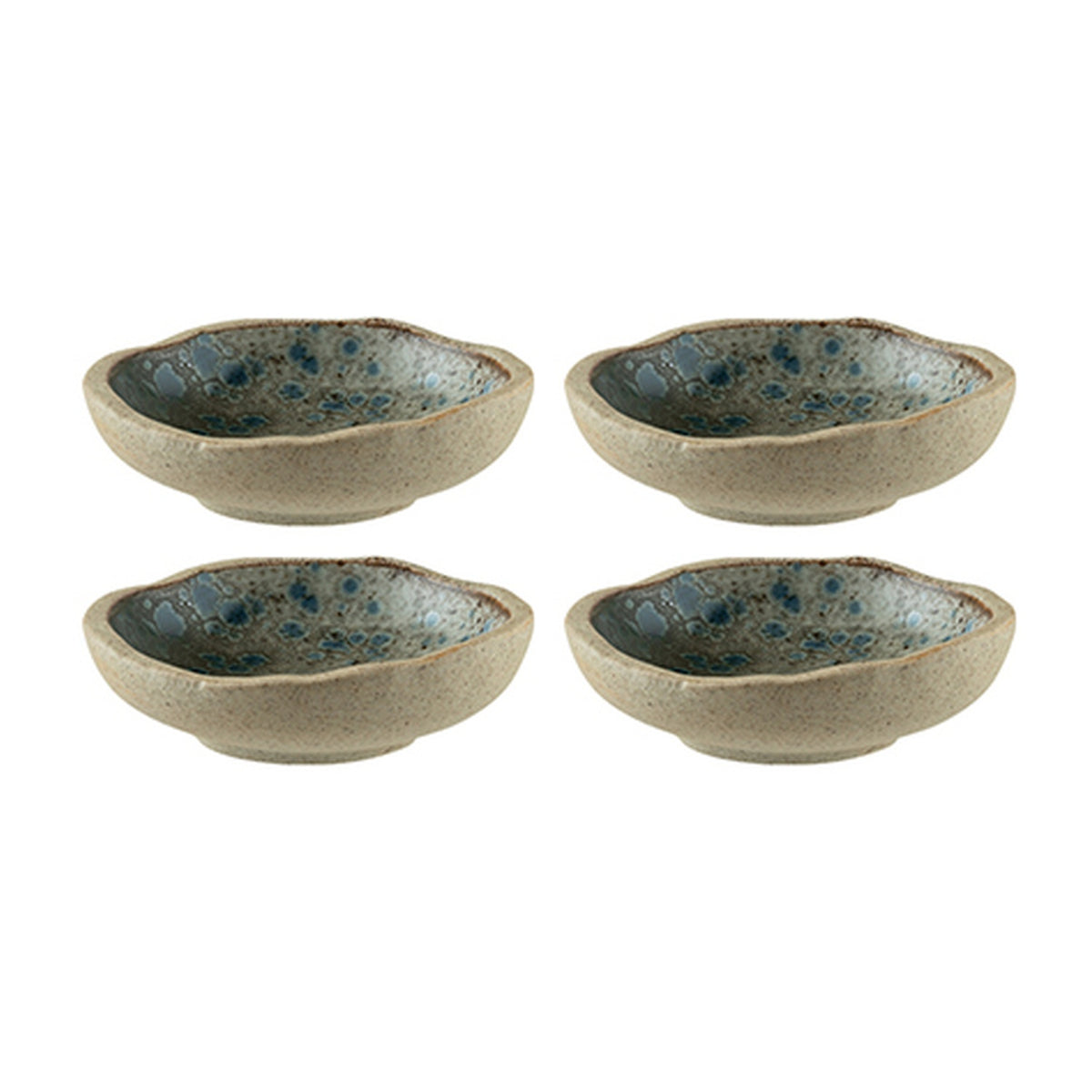 Bonna China Gaia dia.3" h:8.75" 1 oz. Round Decorated Porcelain Bowl (Set of 4)