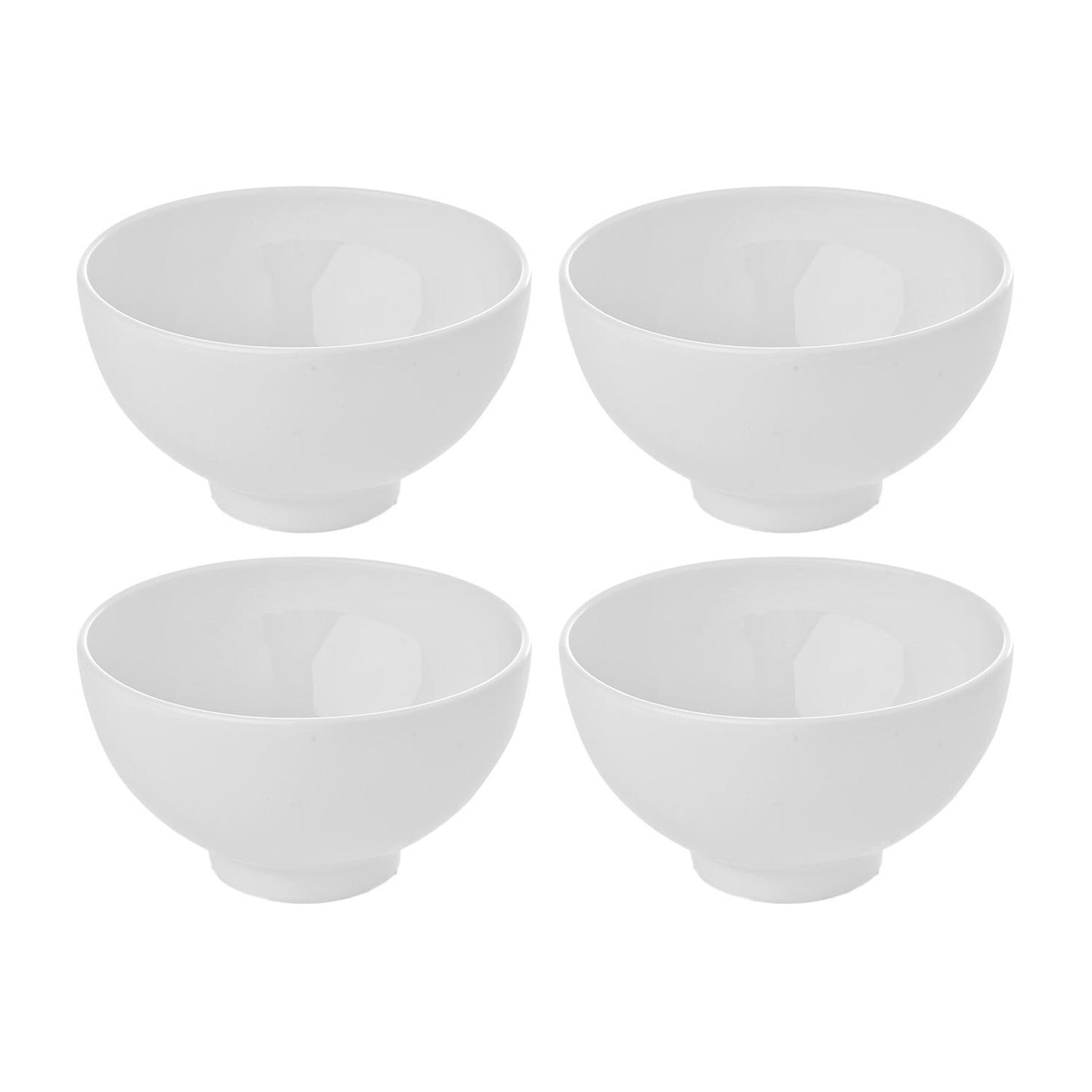 Delta-Coupe Round White Porcelain Bowl  dia.5.25" h:3" 17 oz. (Set of 4)