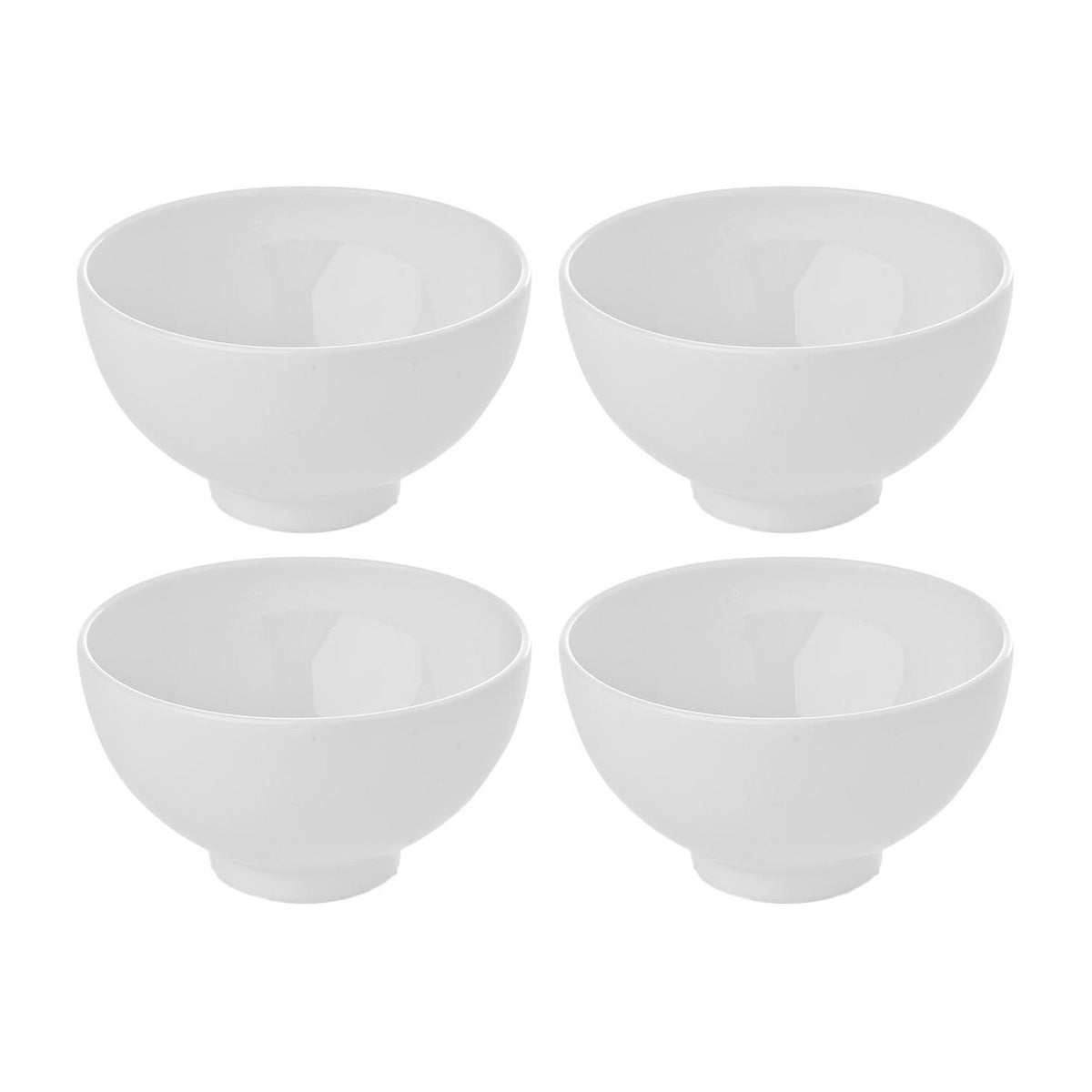 Delta-Coupe Round White Porcelain Bowl  dia.5.25" h:3" 17 oz. (Set of 4)