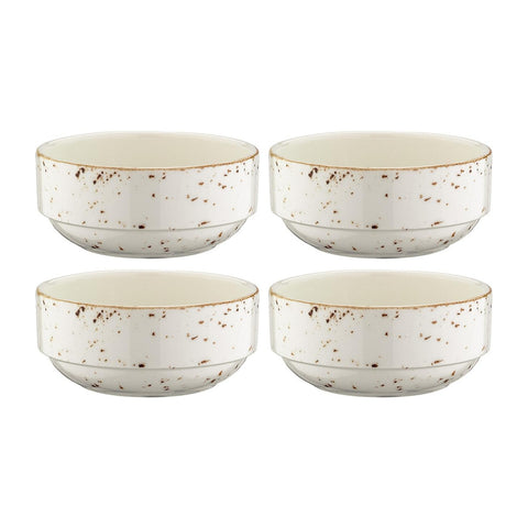 Bonna China Grano dia.4.75" h:2" 12 oz. Round Decorated Porcelain Bowl (Set of 4)