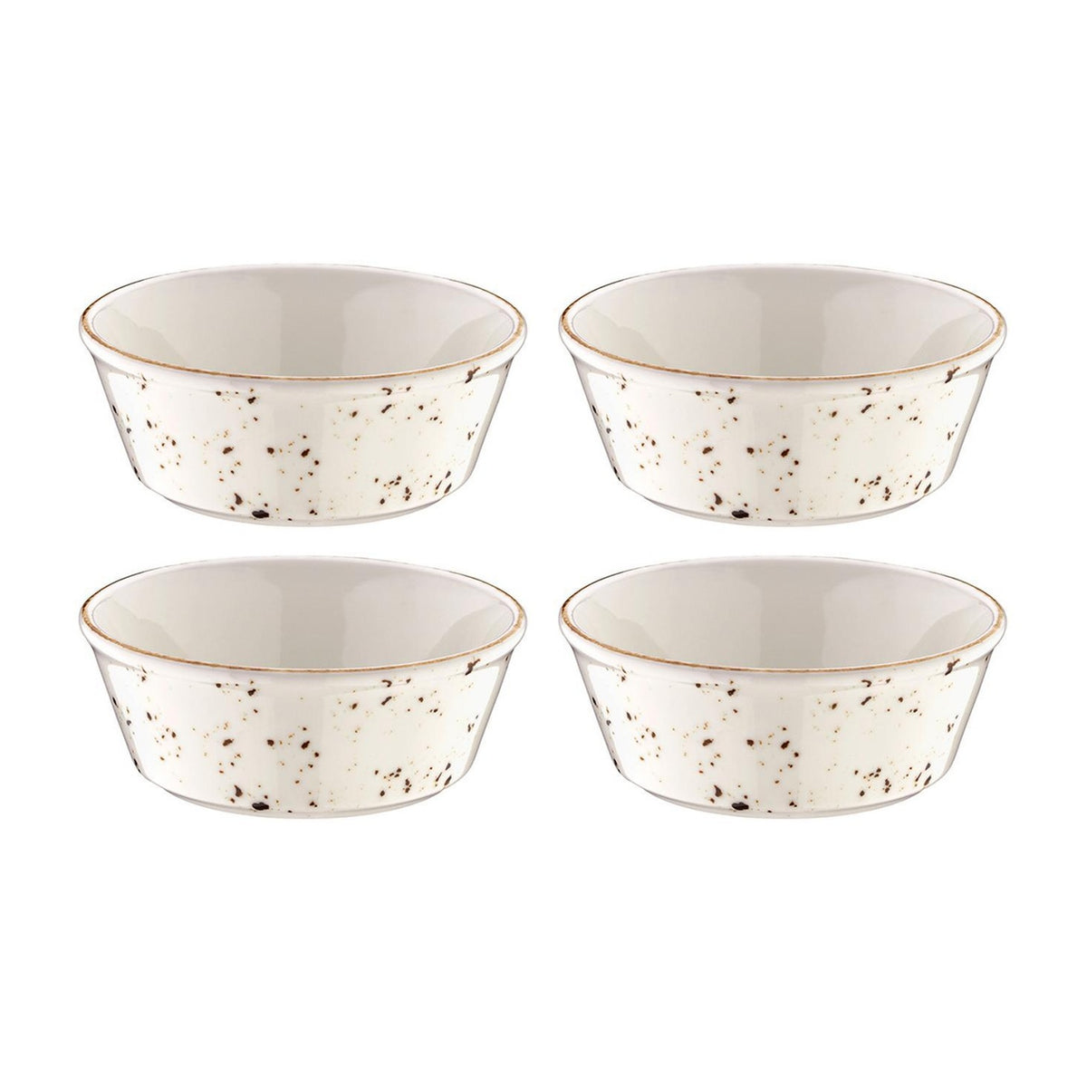 Bonna China Grano dia.4.75" h:1.75" 10 oz. Round Decorated Porcelain Bowl (Set of 4)