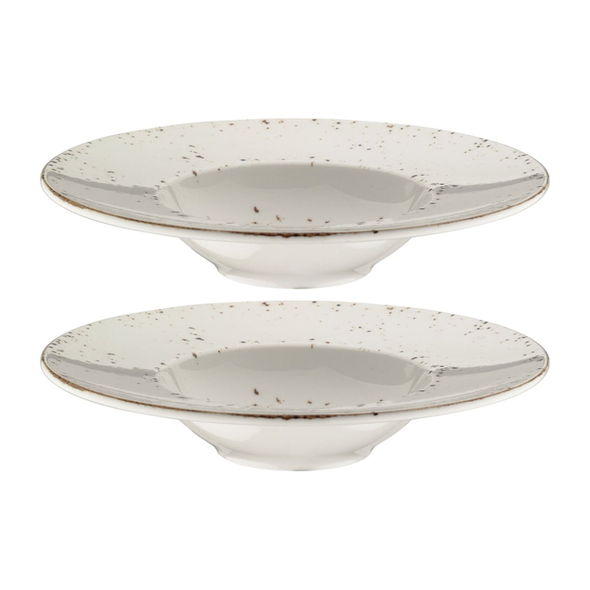 Bonna China Grano dia.11" h:2.5" 14 oz. Round Decorated Porcelain Bowl (Set of 2)