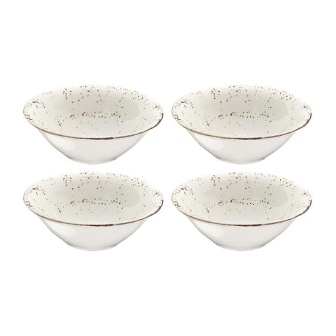 Bonna China Grano dia.6.25" h:2" 13 oz. Round Decorated Porcelain Bowl (Set of 4)