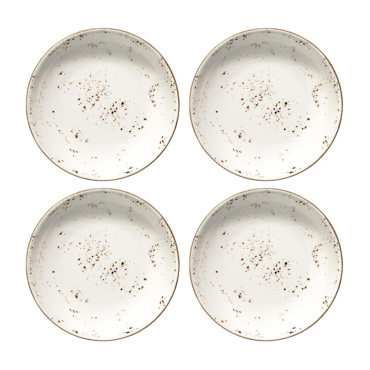 Bonna China Grano dia.8" h:1.5" 17 oz. Round Decorated Porcelain Bowl (Set of 4)