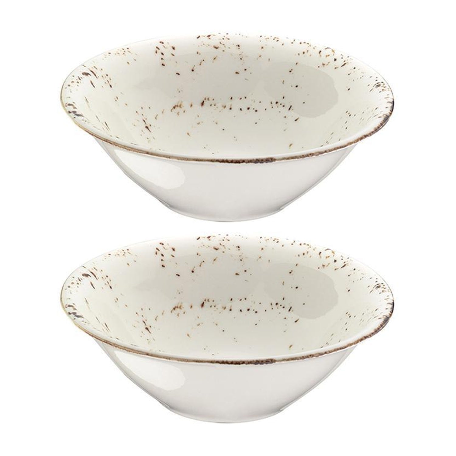 Bonna China Grano dia.8" h:2.5" 30 oz. Round Decorated Porcelain Bowl (Set of 2)