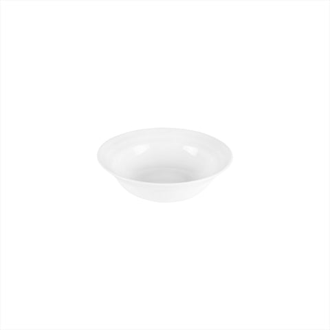 Porcelain Lizbon dia.7.25" h:2.25" 24 oz. Round White Porcelain Bowl (Set of 4)