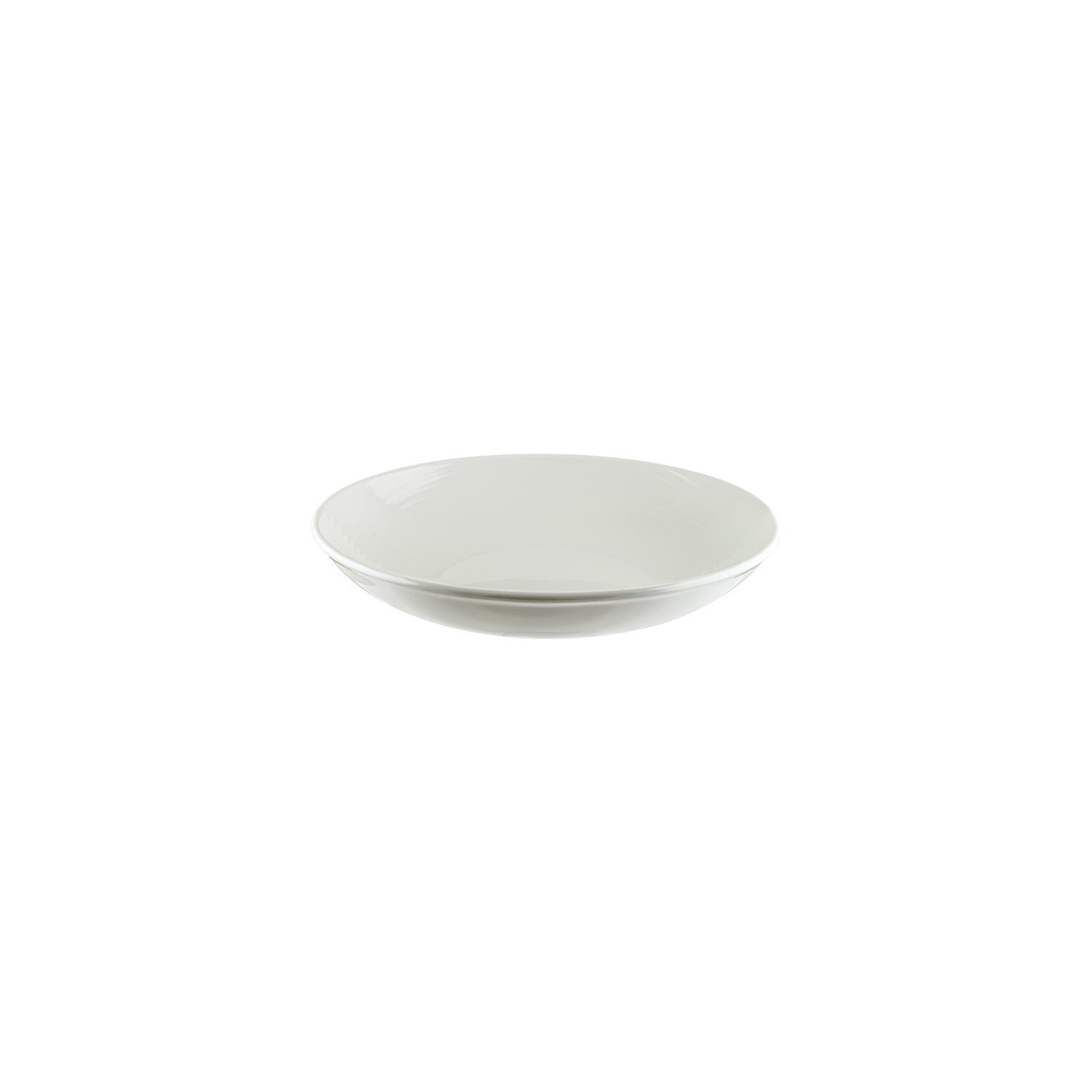 Bonna China Loop dia.9" h:2" 34 oz. Round Warm White Porcelain Bowl (Set of 4)