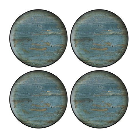 Bonna China Cora dia.7.5"  Round Decorated Porcelain Plate (Set of 4)