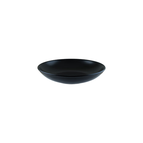 Bonna China Notte dia.10" h:2" 44 oz. Round Black Porcelain Bowl (Set of 2)