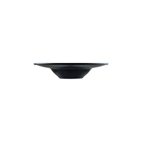 Bonna China Notte dia.11" h:2.5" 14 oz. Round Black Porcelain Bowl (Set of 2)