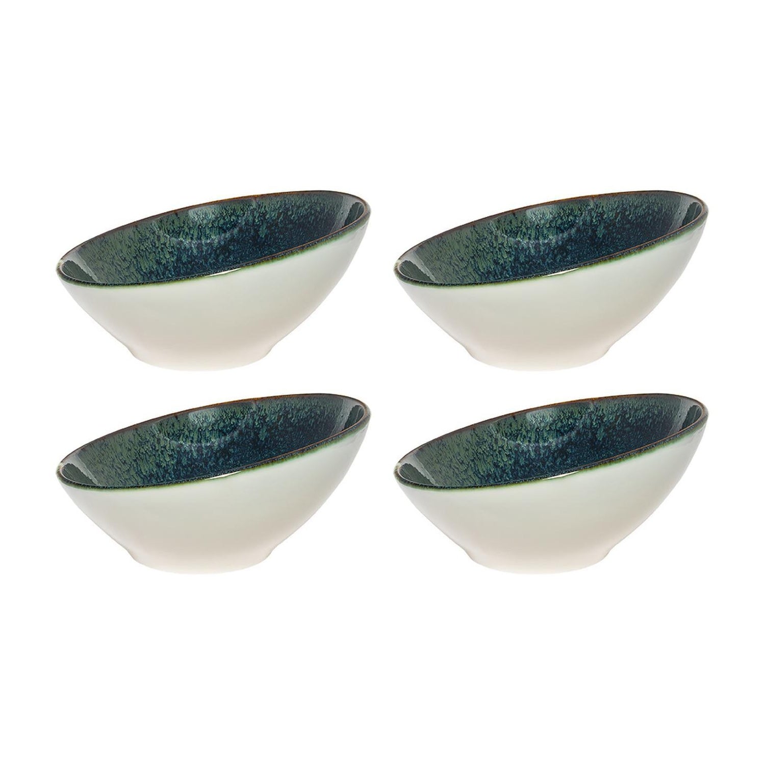 Bonna China Alanis dia.3.25" h:1.75" 2 oz. Round Blue Porcelain Ramekin (Set of 4)