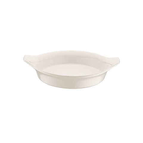 Bonna China Gourmet dia.7.5" h:1.5" Round Warm White Porcelain Oven Dish (Set of 2)