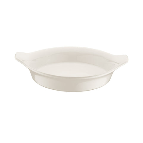 Bonna China Gourmet dia.8.5" h:1.5" 15 oz. Round Warm White Porcelain Oven Dish (Set of 2)