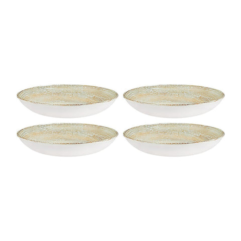 Bonna China Sands dia.9" h:2" 34 oz. Round Decorated Porcelain Bowl (Set of 4)