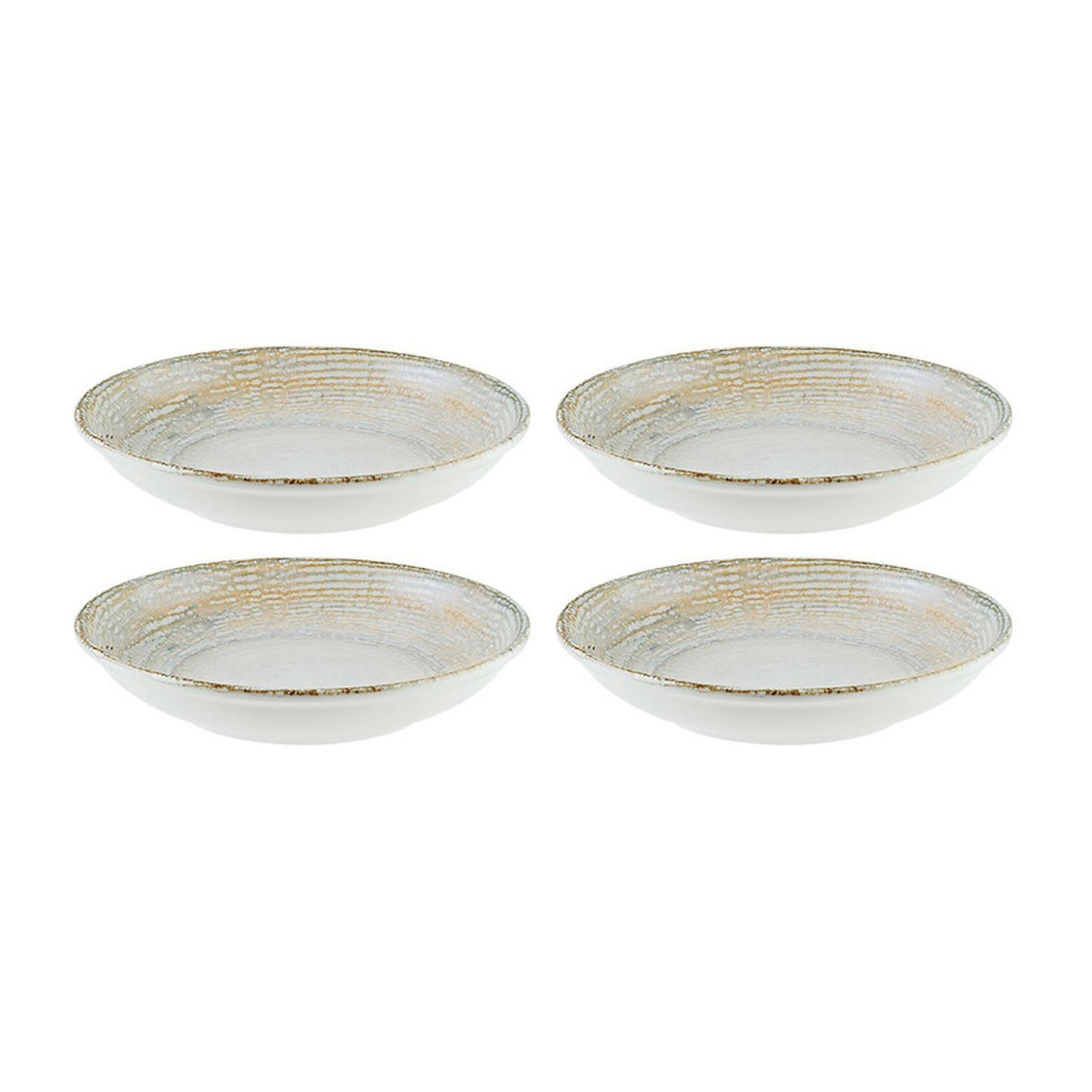 Bonna China Sands dia.5.25" h:1.5" 7 oz. Round Decorated Porcelain Bowl (Set of 4)