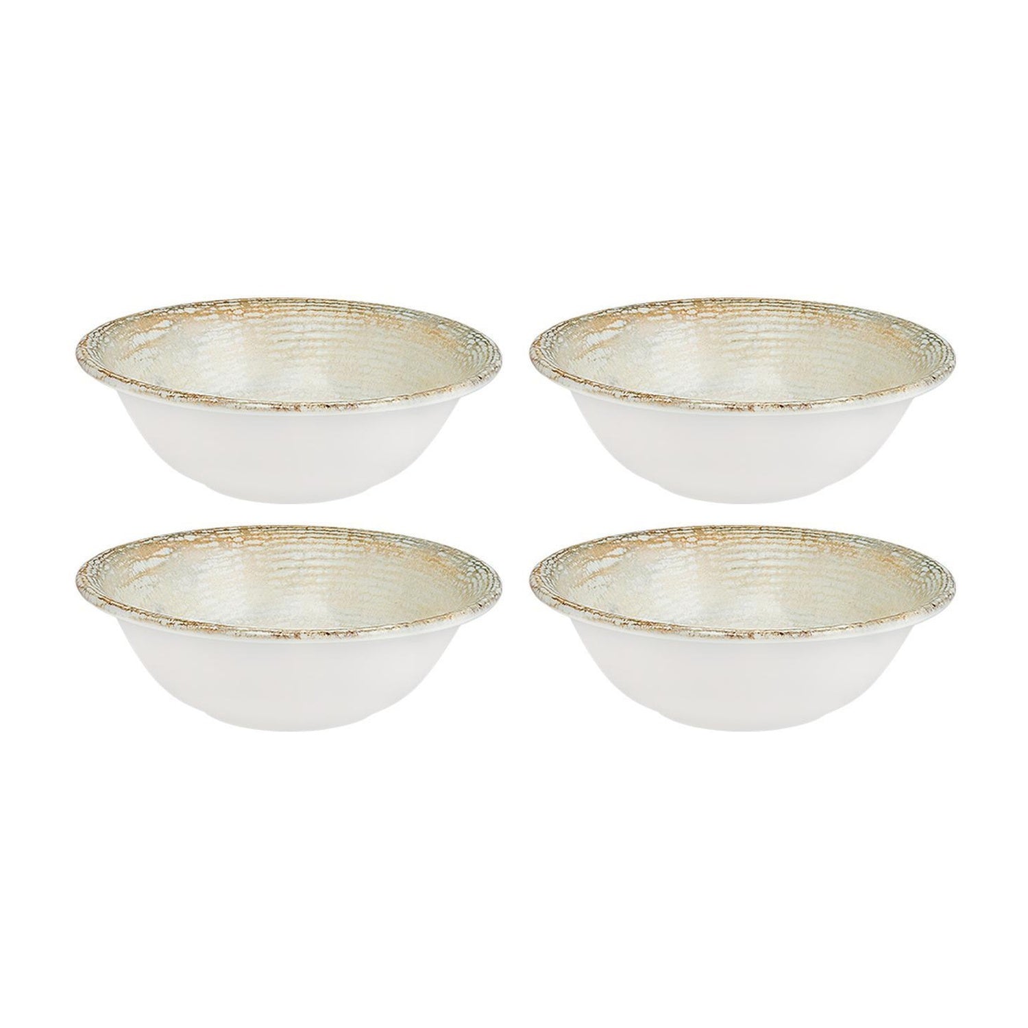 Bonna China Sands dia.6.25" h:2" 13 oz. Round Decorated Porcelain Bowl (Set of 4)