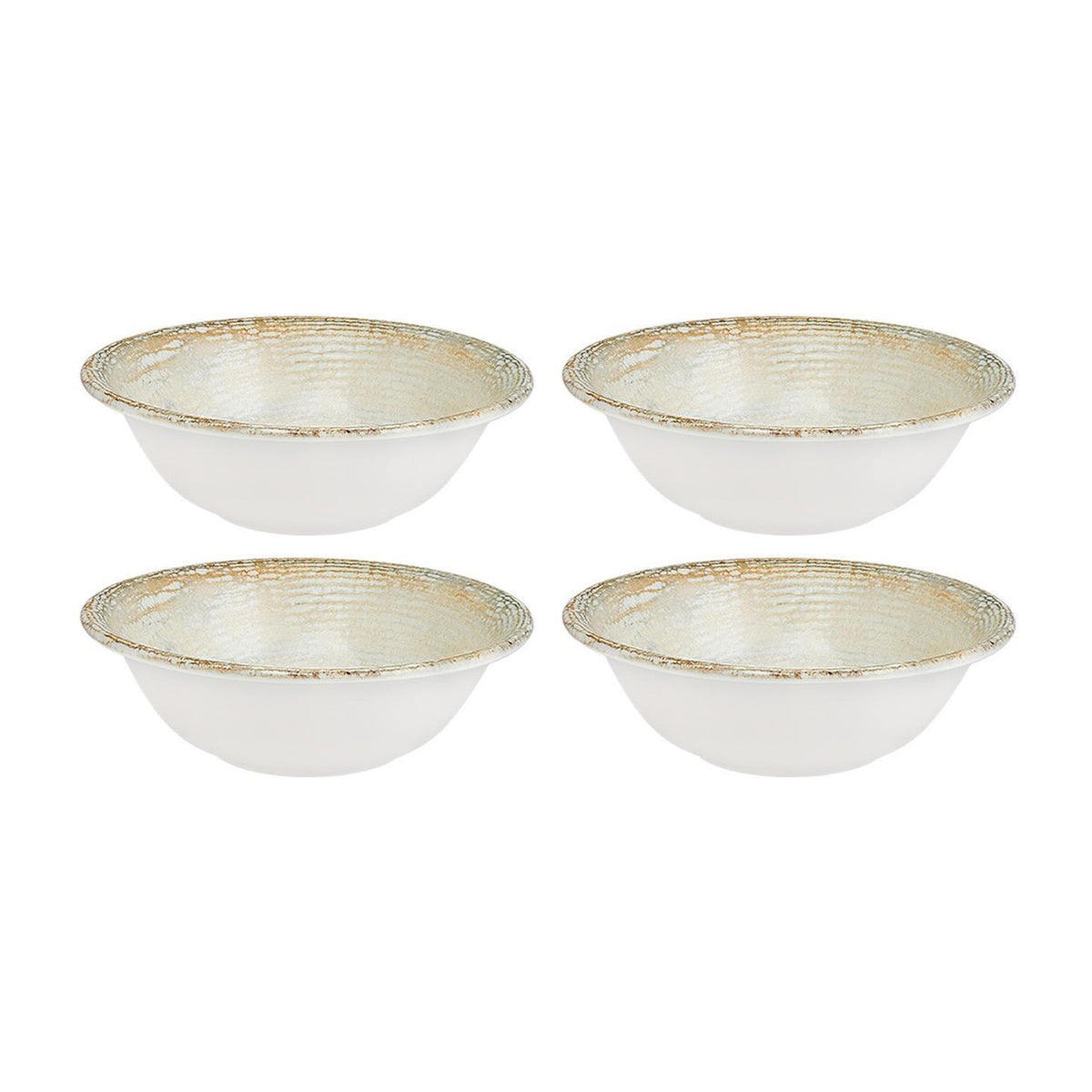 Bonna China Sands dia.6.25" h:2" 13 oz. Round Decorated Porcelain Bowl (Set of 4)