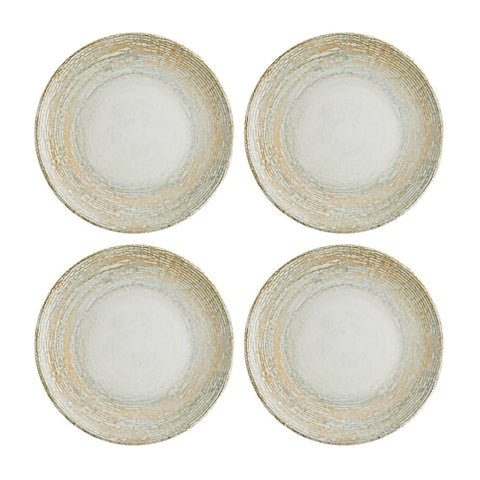 Bonna China Sands dia.10"  Round Decorated Porcelain Plate (Set of 4)