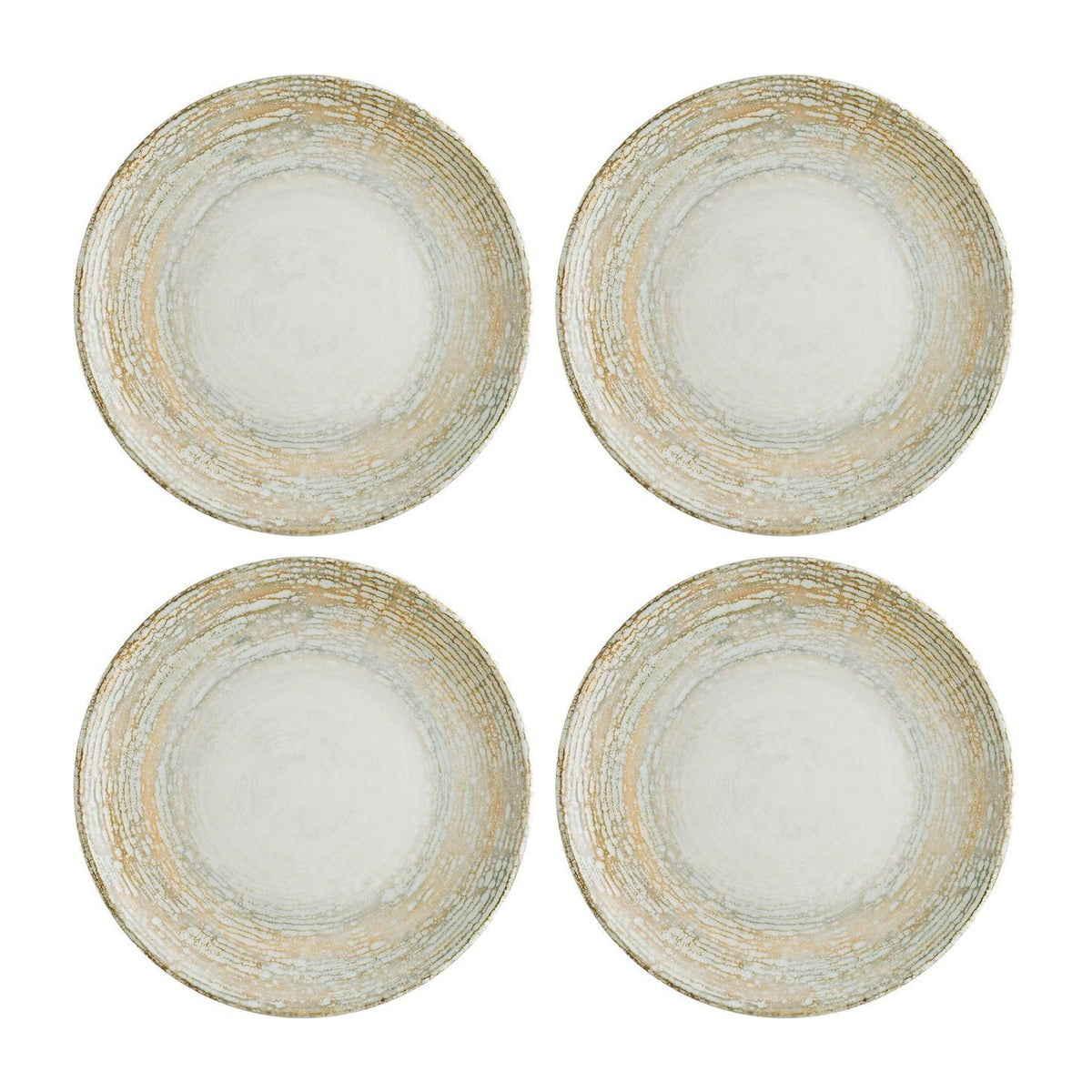 Bonna China Sands dia.10.5"  Round Decorated Porcelain Plate (Set of 4)