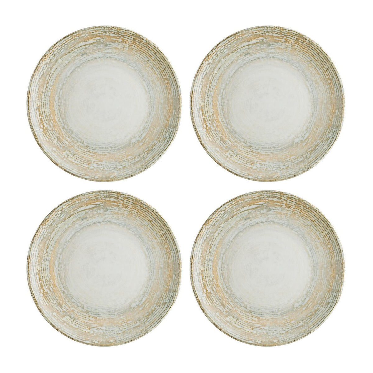 Bonna China Sands dia.12"  Round Decorated Porcelain Plate (Set of 4)