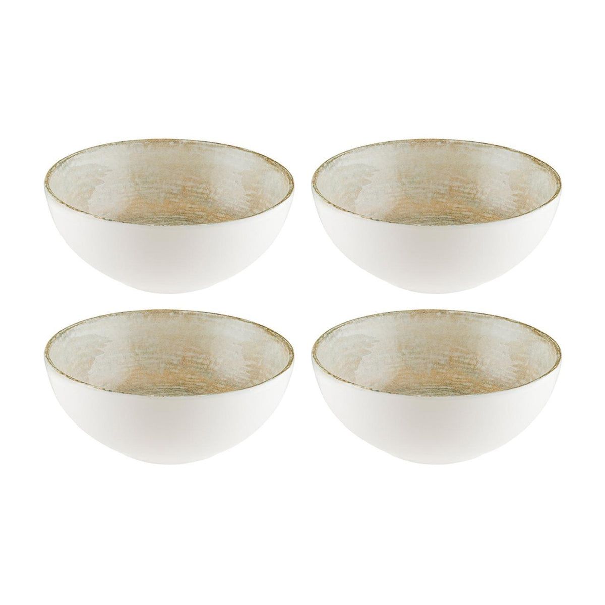 Bonna China Sands dia.5.5" h:2.5" 15 oz. Round Decorated Porcelain Bowl (Set of 4)