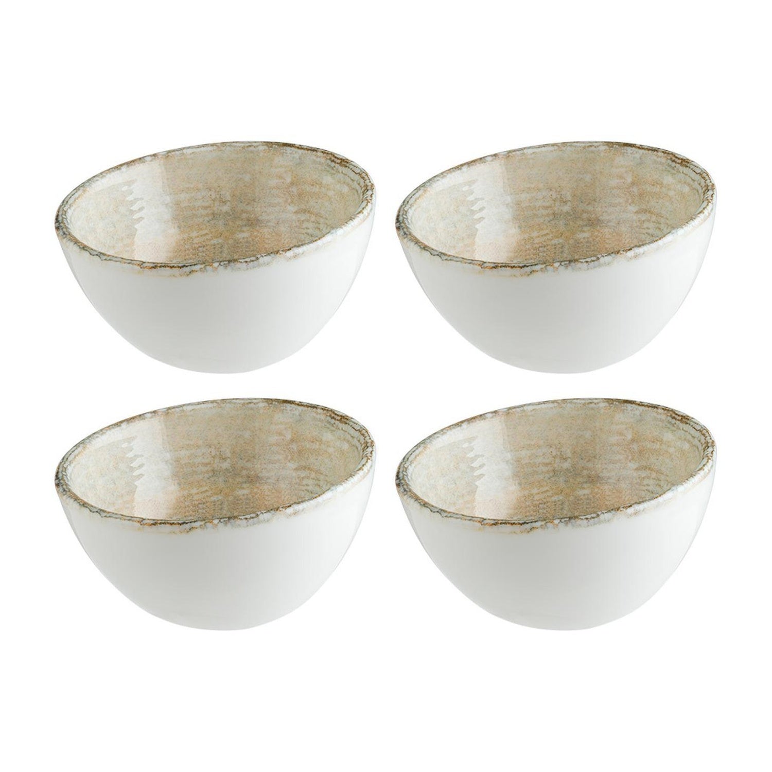 Bonna China Sands dia.3.25" h:1.75" 2 oz. Round Decorated Porcelain Ramekin (Set of 4)