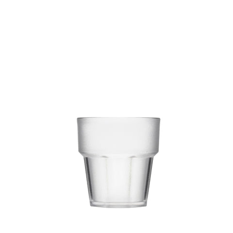 Round Frosted Polycarbonate Tumbler  dia.3.25" h:3.5" 8 oz. (Set of 12)