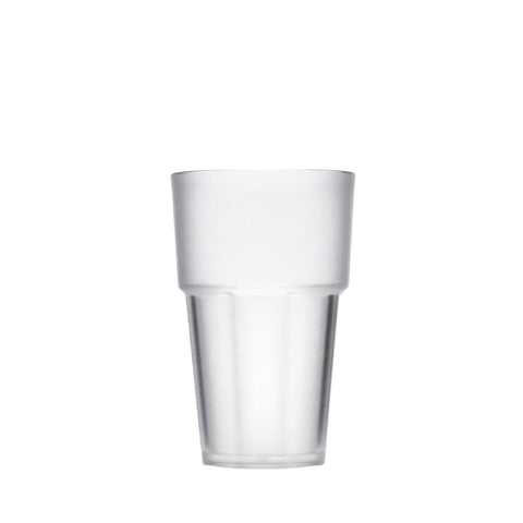 Round Frosted Polycarbonate Tumbler  dia.3.25" h:5.25" 14 oz. (Set of 12)