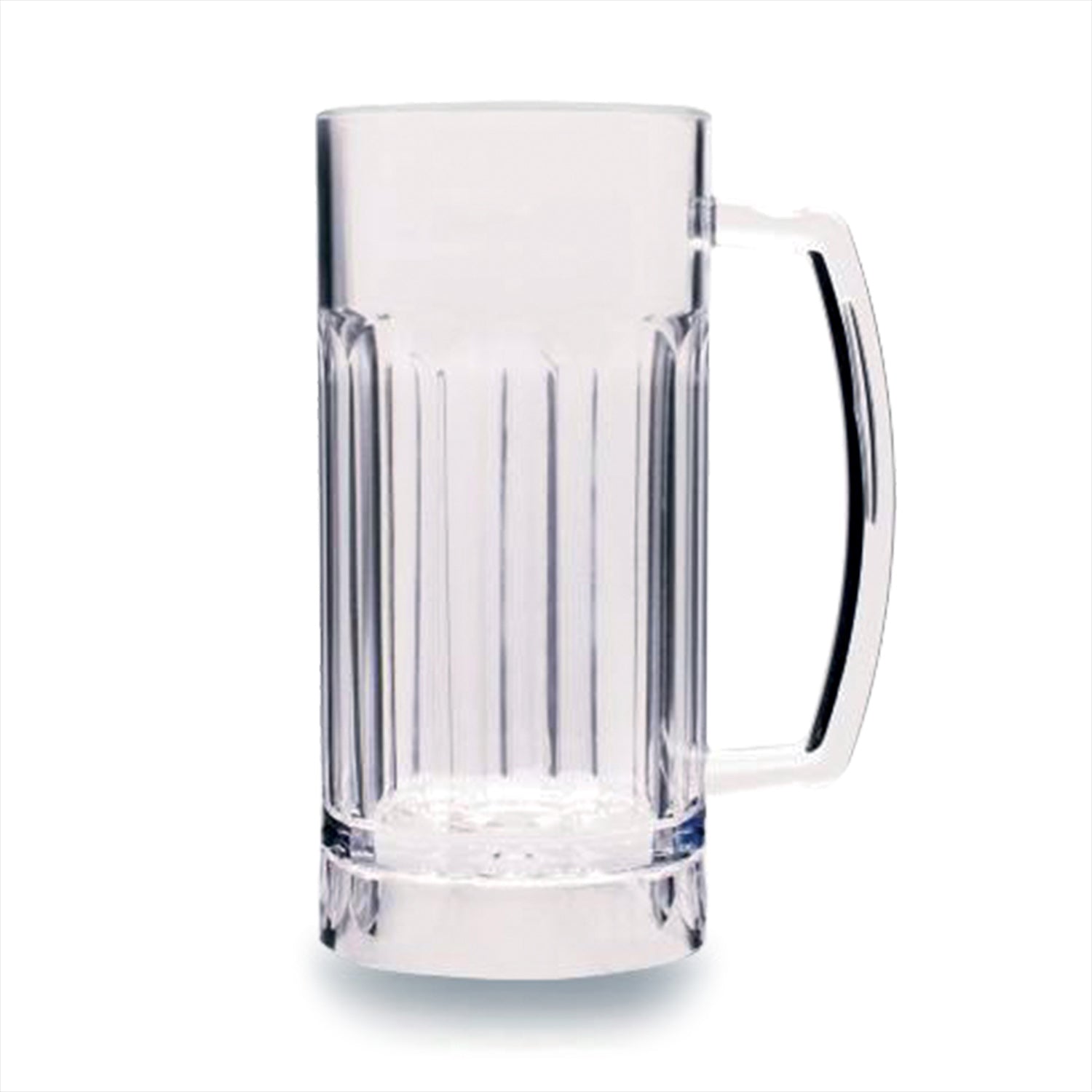 Round Clear Polycarbonate Beer Mug  dia.3.25" h:6.75" 19 oz. (Set of 6)