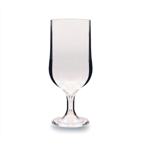 Round Clear Polycarbonate Goblet  dia.2.75" h:7" 13 oz. (Set of 12)