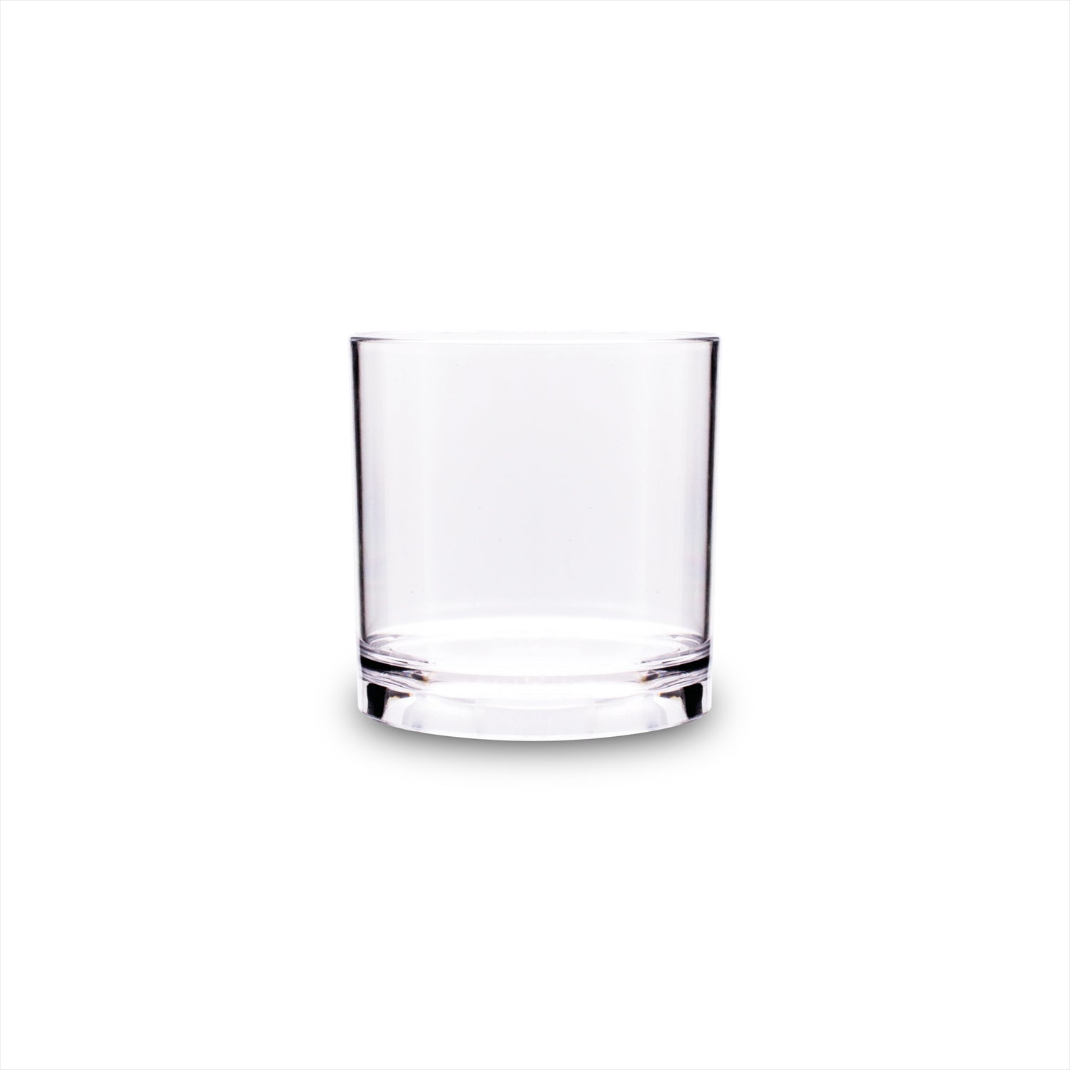 Round Clear Polycarbonate Whisky Glass dia.3" h:3" 8 oz. (Set of 12)