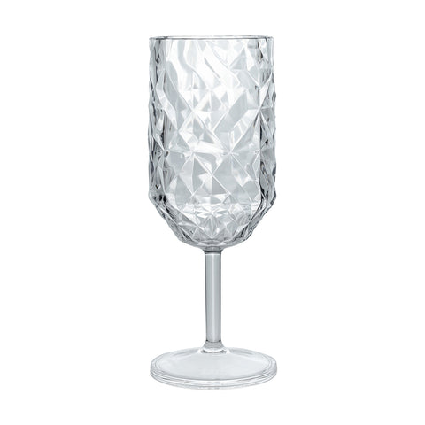 Round Clear Polycarbonate Goblet dia.2.5" h:7" 8 oz. (Set of 6)