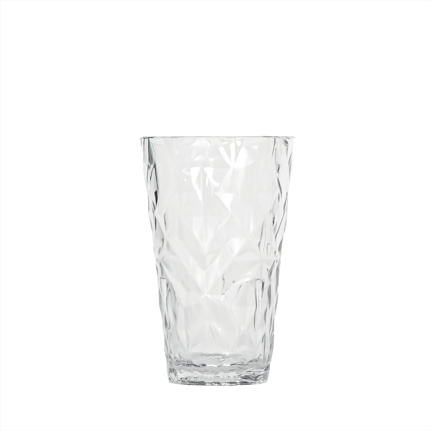 Round Clear Polycarbonate High-Ball dia.3.5" h:5.5" 14 oz. (Set of 6)