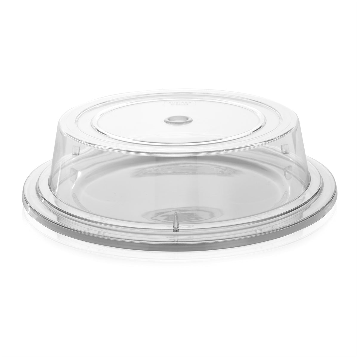 Round Clear Polycarbonate Plate Cover dia.12.75" h:3"