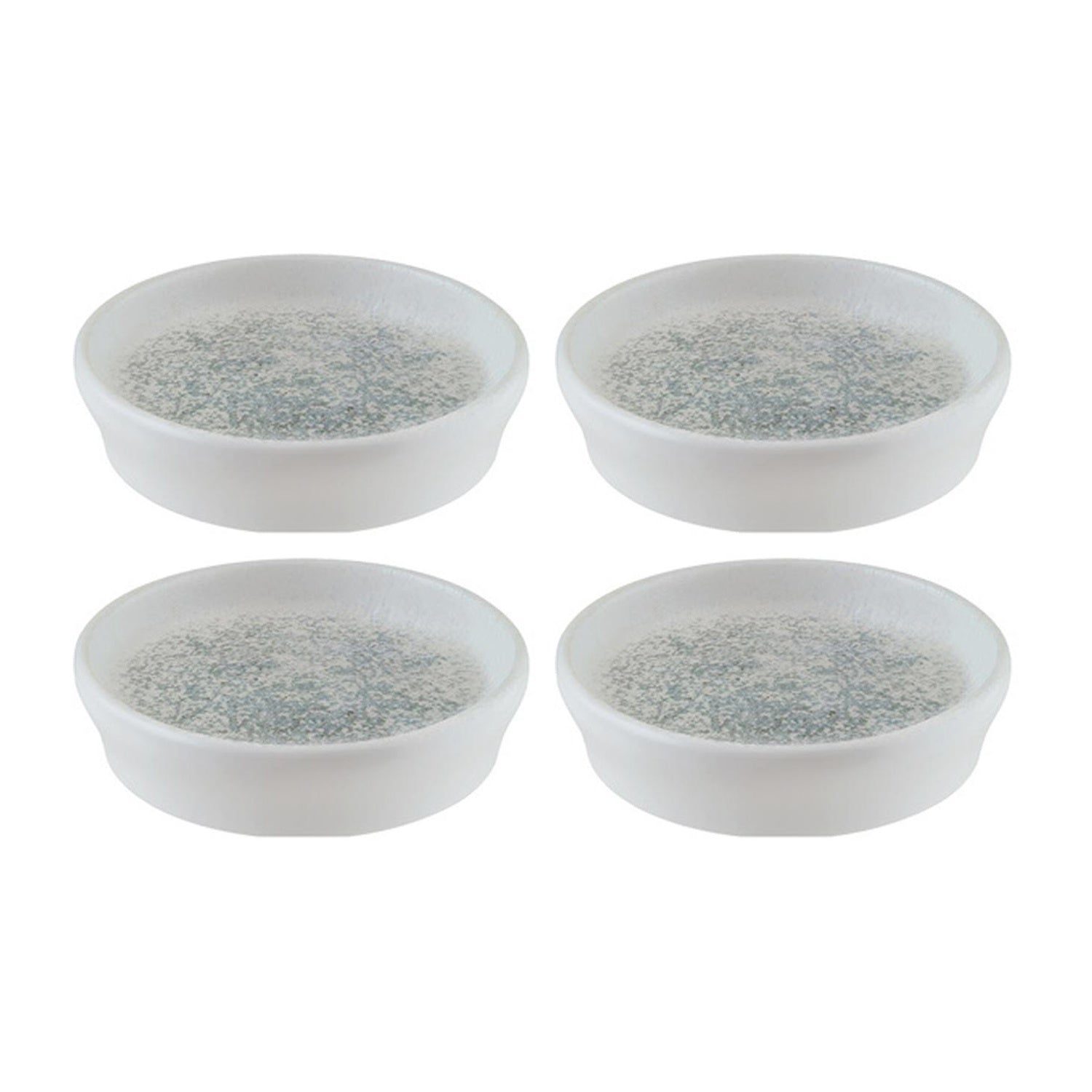 Bonna China Luna Ocean dia.4" h:1" 1 oz. Round Blue Porcelain Bowl (Set of 4)