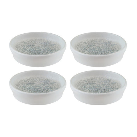 Bonna China Luna Ocean dia.4" h:1" 1 oz. Round Blue Porcelain Bowl (Set of 4)