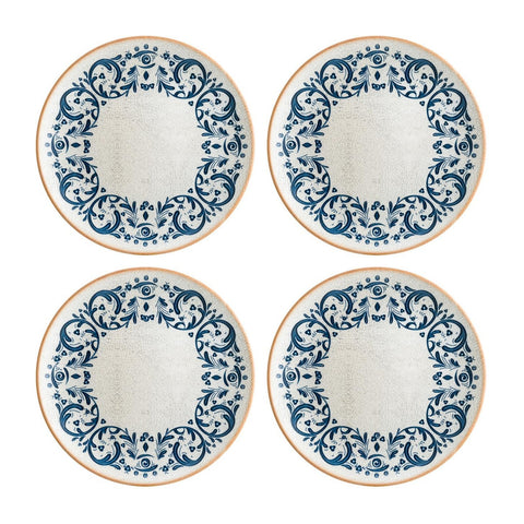 Bonna China Viento dia.9"  Round Decorated Porcelain Plate (Set of 4)