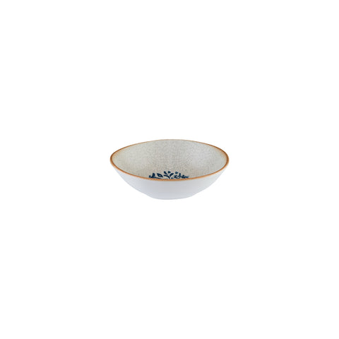 Bonna China Viento 7" x 6.5" x h:2" 17 oz. Organic Decorated Porcelain Bowl (Set of 4)