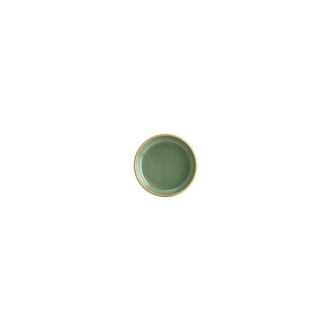 Bonna China Sage dia.4" h:1" 1 oz. Round Green Porcelain Bowl (Set of 4)