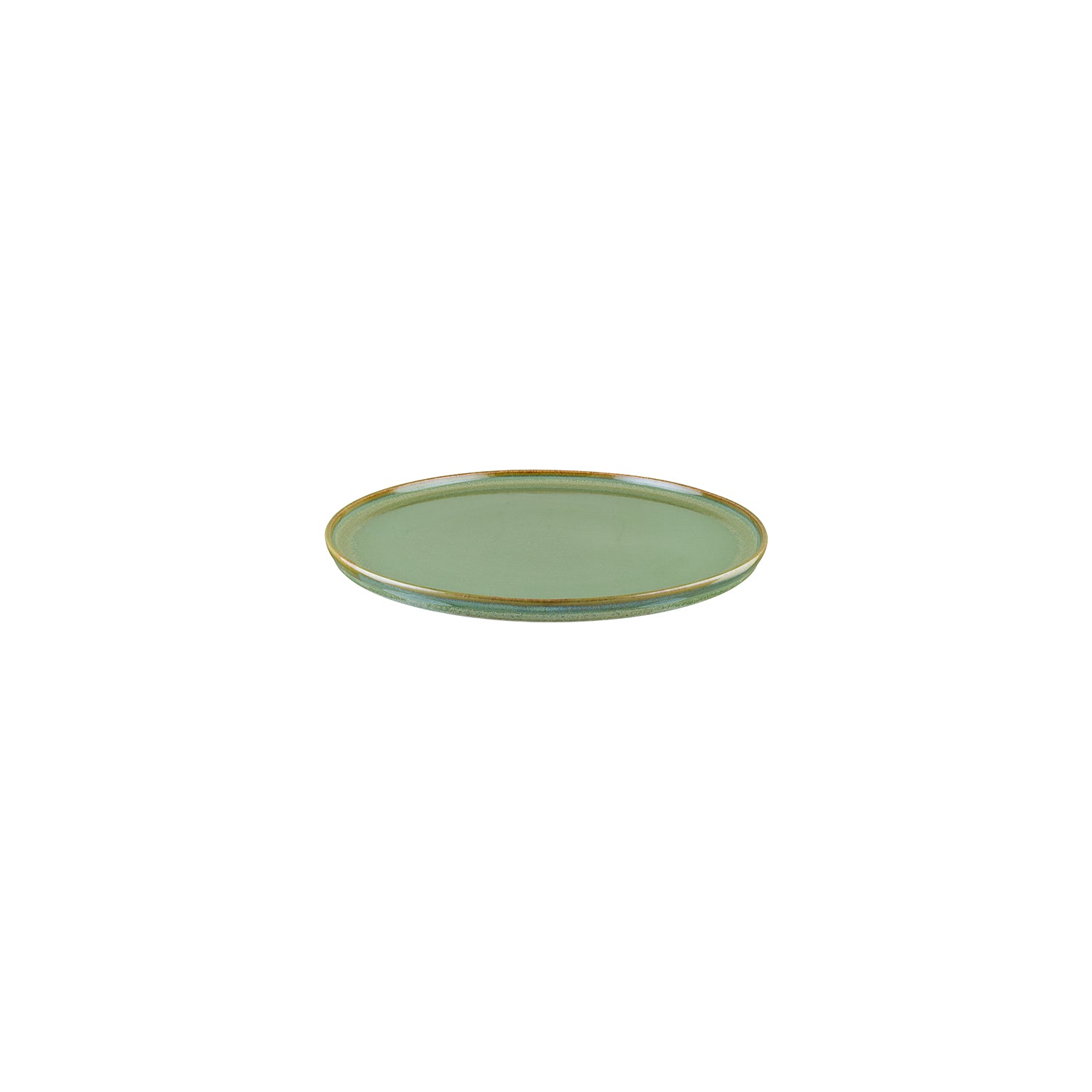 Bonna China Sage dia.8.75"  Round Green Porcelain Plate (Set of 4)