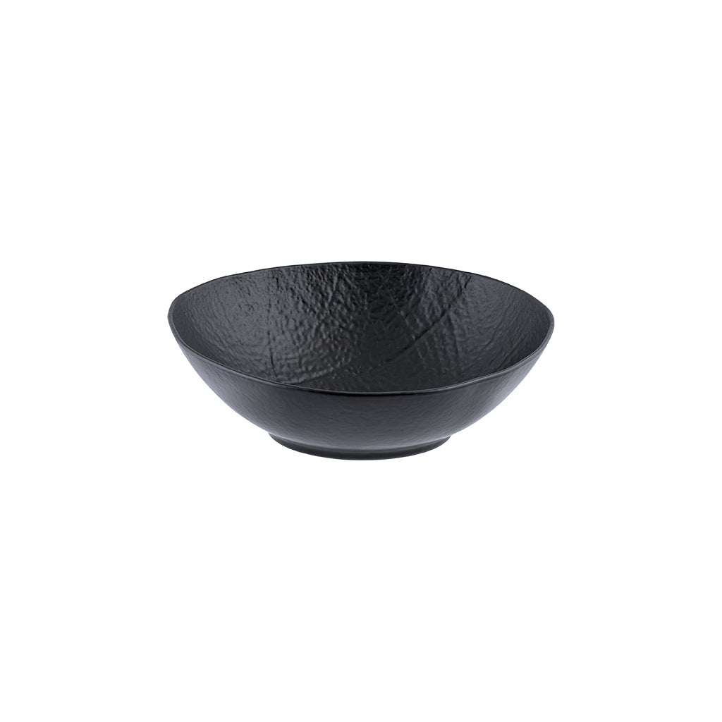 Bonna China Noir dia.7.5" h:2.5" 24 oz. Round Black Porcelain Bowl