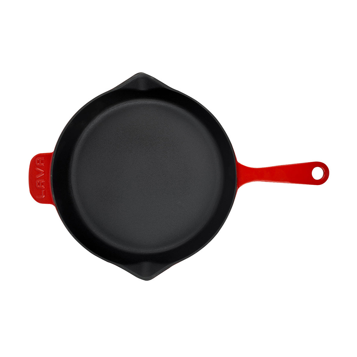 Round Red Skillet dia.11" h:2"