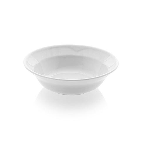 Saturn Round White Porcelain Bowl  dia.6" h:1.5" 12 oz. (Set of 4)